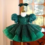 Majestic Brocade Kids Frock