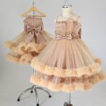 Beaded Party Tulle Gown