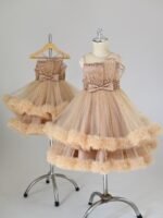 Beaded Party Tulle Gown - Image 4