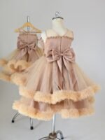 Beaded Party Tulle Gown - Image 3