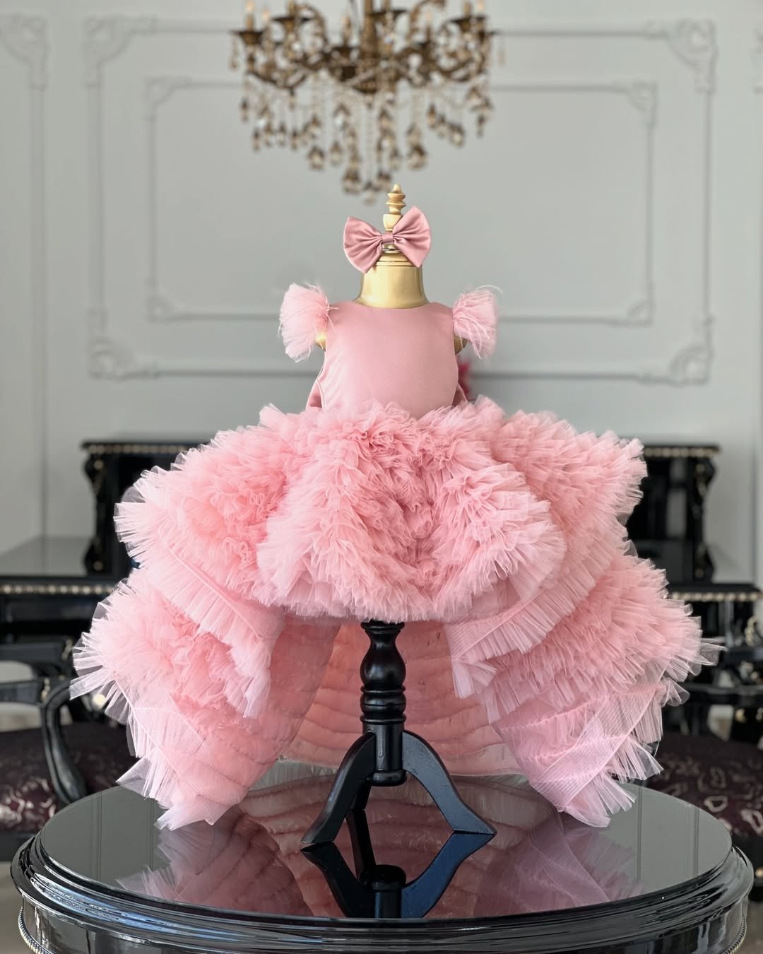 aysena.tr_129912435 Enchanted Tulle Party Frock with Adjustable Tail - Image 1