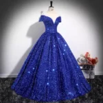 Celestial Sparkle Sequin Ball Gown - Image 2
