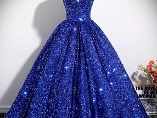 Celestial Sparkle Sequin Ball Gown