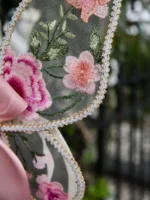 Enchanted Floral Embroidered Fairy Wings - Image 3