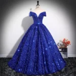 Celestial Sparkle Sequin Ball Gown - Image 3