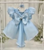 Sky Blue High-Low Frock - Image 6