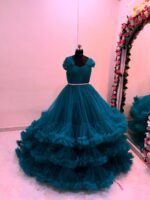 Ornate Golden Brocade Gown - Image 5