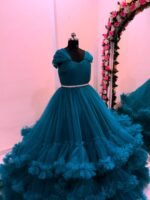 Ornate Golden Brocade Gown