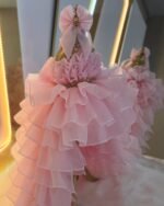 Regal Sequin Frock With  Adjustable Tail - Image 4