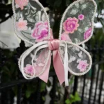 Enchanted Floral Embroidered Fairy Wings