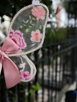 Enchanted Floral Embroidered Fairy Wings - Image 8