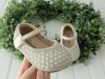 Glimmering Pearl & Crystal Flats - Image 2