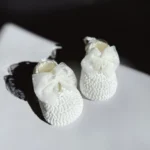 Handmade Crochet Newborn Baby Shoes - Image 2