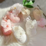 Handmade Crochet Newborn Baby Shoes - Image 3
