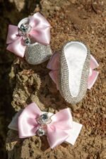 Pink Crystal Bow Set - Image 8