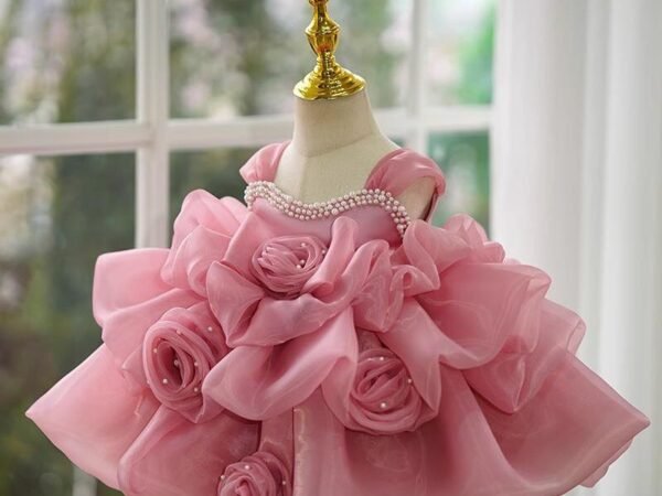 Regal Rose Petal Frock