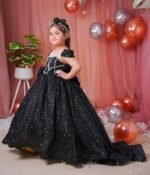Midnight Noir Sparkle Gown - Image 6
