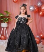 Midnight Noir Sparkle Gown