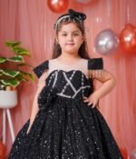 Midnight Noir Sparkle Gown - Image 11