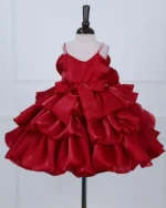 Crimson Rose Petal Frock - Image 6