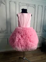 Cotton Candy Pink Ruffle Cloud Frock
