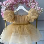 Champagne Gold Glitter Fairy Frock