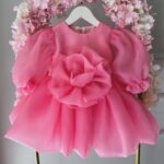 Pink Rose Bloom Party Frock