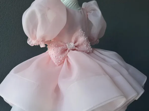 Blush Pink Angel Wings Pearl Frock
