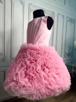 Cotton Candy Pink Ruffle Cloud Frock - Image 2