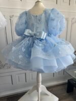 Sky Blue Butterfly Fantasy Frock - Image 8