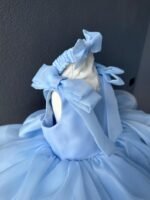 Baby Blue Ribbon Shoulder Bow Frock - Image 6