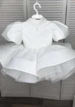 White Crystal Princess Party Dress - Image 3