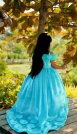 3D floral Princess Gown - Image 4