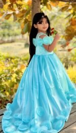 3D floral Princess Gown - Image 6