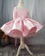Crystal Snow Puffy Party Frock for Girls