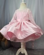 Crystal Snow Puffy Party Frock for Girls - Image 7