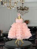 Shimmering Pink Fairy Princess Frock - Image 10