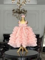 Shimmering Pink Fairy Princess Frock - Image 9