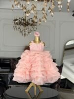Shimmering Pink Fairy Princess Frock - Image 7