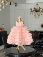 Shimmering Pink Fairy Princess Frock - Image 5