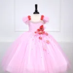 Red Rose Bloom Party Dress