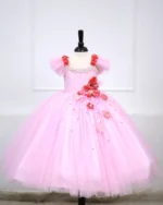 Red Rose Bloom Party Dress