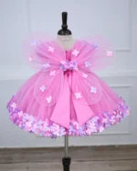 Pink Butterfly Fairy Long Frock - Image 2