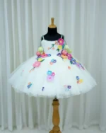 Enchanted Butterfly Garden Couture Frock - Image 6