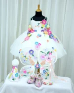 Enchanted Butterfly Garden Couture Frock